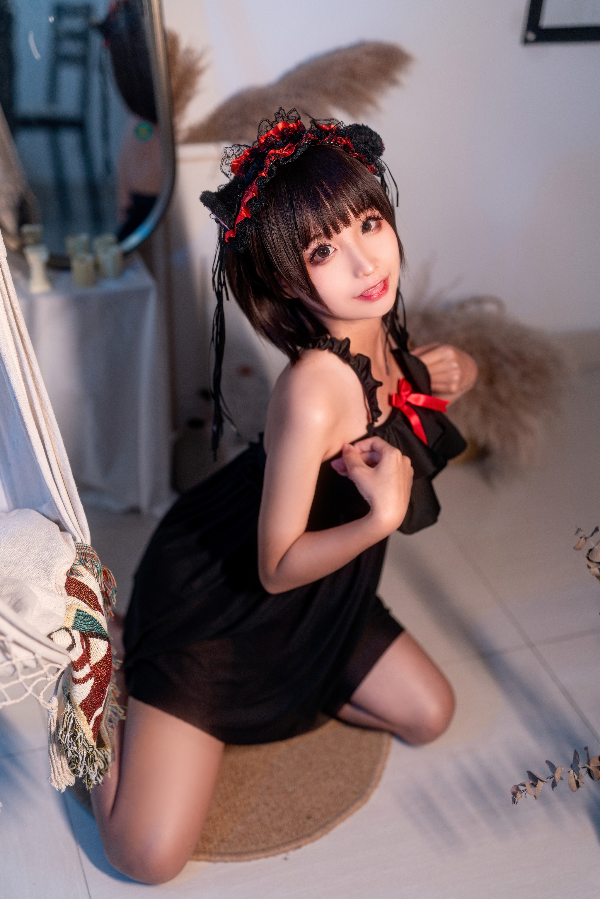 图片[1]-蠢沫沫 – NO.027 黑睡裙[40P]-XikXak